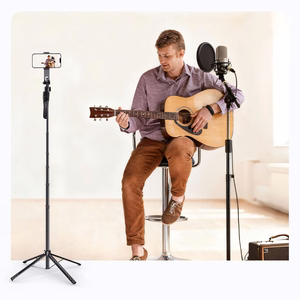 Selfipulk Orico SPN185 1/4 tolli statiiv telefoni kaamerale 360 kraadi pööramisega Bluetooth 5.2 - must