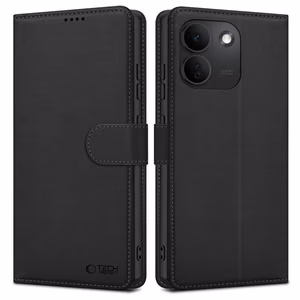 Tech-Protect Wallet rahakottümbris seadmele Xiaomi Redmi Note 17 Pro Max 5G – mattmust
