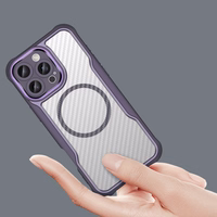 Leading Series MagSafe Silicone Ümbris jaoks iPhone 16 Pro Max - Lilla