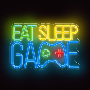 Forever Light Neon Plexi LED Eat Sleep Game многоцветный FPNE33