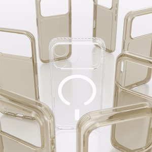 AmazingThing Titan Pro Lens ümbris mudelile iPhone 18 Pro Max, kaamerakaitsega ja paelakinnitusega, ühildub MagSafe'iga – värv: läbipaistev
