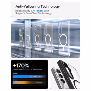 Spigen Ultra Hybrid Mag MagSafe Ümbris for Samsung Galaxy S26 - Clear must
