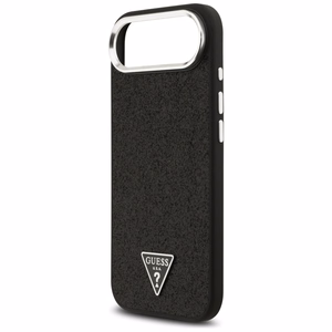 Guess Glitter Triangle Logo MagSafe Ümbris jaoks iPhone 17 Air - Must