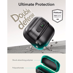 ESR Pulse Halolock MagSafe ümbris AirPods 4 jaoks, must