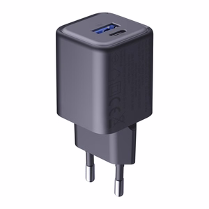 3mk Hyper Charger PD 33W GaN QC4+ PPS AFC FCP SCP 1A1C seinalaadija - must