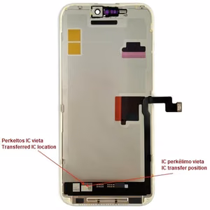 LTPO Soft OLED ekraan iPhone 16 Pro Max jaoks, 120 Hz