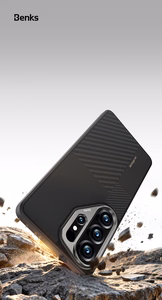 Benks Montage Magnetic Armor Pro Kevlar Ümbris Metal Frame 600D+1500D (L048) for Samsung Galaxy S26 must