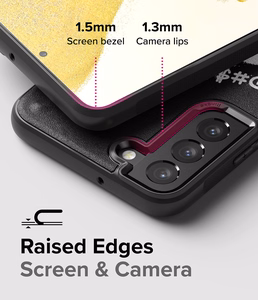 Ringke Onyx Design vastupidav TPU kate Samsung Galaxy S22 + (S22 Plus) must (Graffiti) ()