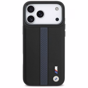 BMW M Perforated Stripe Logo MagSafe Ümbris jaoks iPhone 17 Pro Max - Sinine