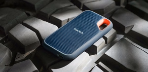 SanDisk Extreme Portable 1000 GB must kaasaskantav SSD