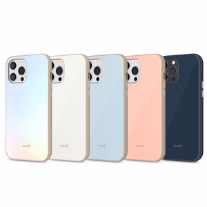 Moshi iGlaze kvaliteetne hübriidümbris seadmele iPhone 13 Pro Max, SnapTo-süsteemiga, Dahlia Pink värvitoonis