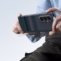 Benks Combo Armor Air Aurora Axis Kevlar jaoks Samsung Galaxy Z Fold 7 - set of back ümbris + front cover + corning glass