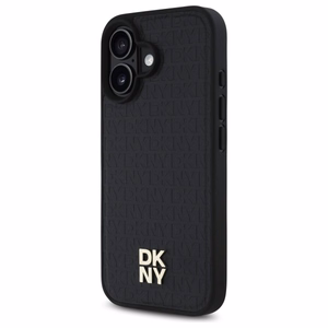 DKNY Repeat Pattern Stack Logo MagSafe iPhone 16 Ümbris - Must