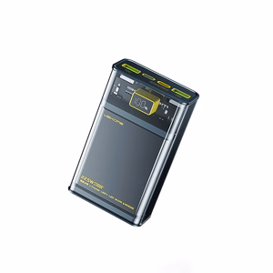 WEKOME WP-321 Vanguard Series akupank, 20000 mAh, PD 20 W + QC 22,5 W, must ja läbipaistev