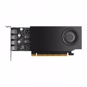 PNY NVIDIA A1000 – professionaalne graafikakaart, 8 GB GDDR6, 128-bit, PCIe 4.0 ×8, single-slot, 4× Mini DisplayPort 1.4a, 50 W, low-profile bracket, väike karp