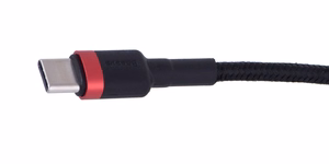Baseus cable Cafule PD USB-C - USB-C 1,0 m punane-must 60W
