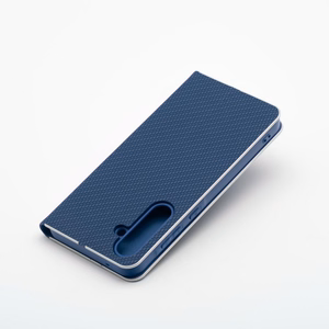 Чехол-книжка для Samsung A27 Luna Book Carbon синий