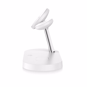Tech-Protect A12 3in1 MagSafe Induktiivne Laadija jaoks Smartphone/Kõrvaklapid/Smartwatch - valge