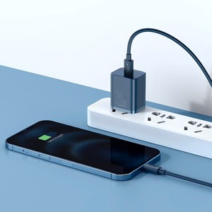 Baseus Super Si Quick Laadija 1C 20W with USB-C kaabel jaoks Lightning 1m (sinine)