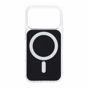 Case for iPhone 16e (SE4 2025) / 17e Clear Fusion Mag Cover compatible with MagSafe black