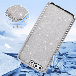 Elektro Glitter Ümbris jaoks HUAWEI P10 Hõbedane