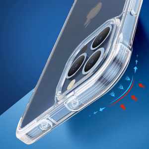 Joyroom Defender Series чехол для iPhone 13 прочный с крючками и подставкой прозрачный (JR-BP954)