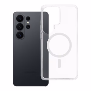 Clear Elite Mag Ümbris antiyellowing compatible with Camera Control button and MagSafe jaoks SAMSUNG S26 Ultra transaprent