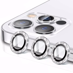 Tempered Glass HARD DIAMOND for camera (LENS) for Iphone 14/14 Plus/16e gold (lens 2 pieces)