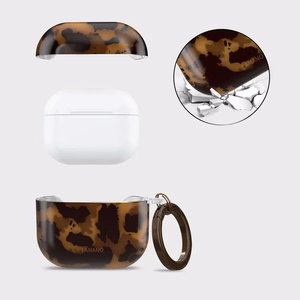 Tech-Protect Lamano ümbris jaoks AirPods 4 - brown and must