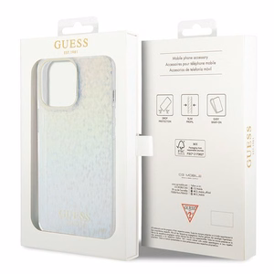 Guess IML Faceted Mirror Disco Iridescent ümbris jaoks iPhone 15 Pro Max - multicolored