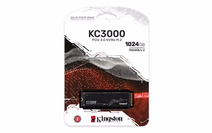 Kingston Technology KC3000 M.2 1024 GB PCI Express 4.0 3D TLC NVMe SSD
