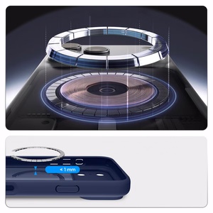 Spigen Ultra Hybrid MagSafe ümbris iPhone 18 Pro / 17 Pro jaoks, tumesinine