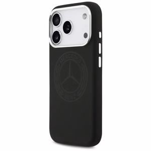 Mercedes Силиконовый Vintage Logo MagSafe Чехол для iPhone 17 Pro - чёрный