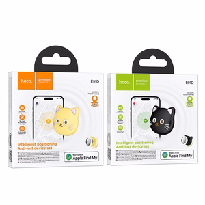 Hoco E91D jälgija Apple Find My ühilduv kassi kujuline beež