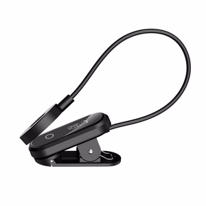 Tech-Protect LL100 Wireless Lamp with Clip + USB-A / USB-C Cable 30 cm - Black