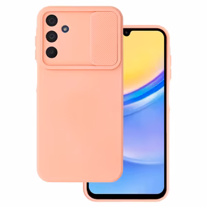 Camshield Soft jaoks Samsung Galaxy A15 4G/5G Salmon