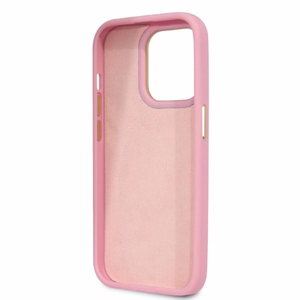Guess Croco Collection ümbris jaoks iPhone 14 Pro - roosa