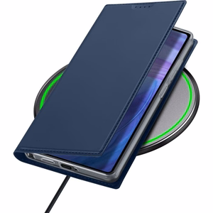 DUX DUCIS чехол-книжка SKIN PRO для SAMSUNG S25 Ultra синий