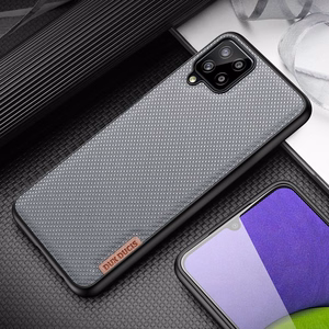 Dux Ducis Fino nailonist kattega ümbris Samsung Galaxy A22 4G hallile