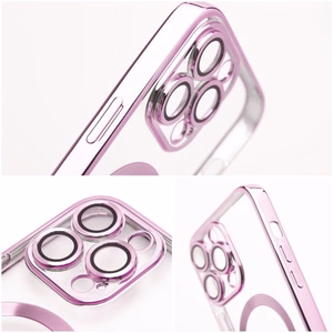 ELECTRO MAG COVER case compatible with MagSafe jaoks SAMSUNG S25 rose kuldne