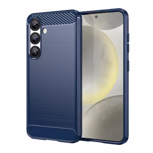 Carbon Ümbris jaoks Samsung Galaxy S25 - sinine