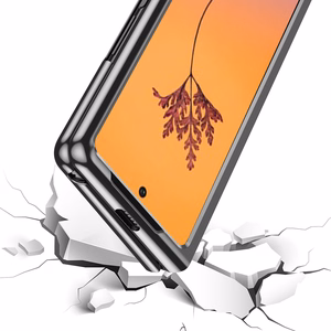 Plating Case ümbris Samsung Galaxy Z Fold 4 metallist raamiga sinine kate Samsung Galaxy Z Fold 4 jaoks