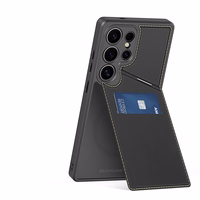 Dux Ducis Rafi II Ümbris jaoks Samsung Galaxy S25 Ultra with Stand and Wallet - must