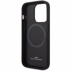 Ümbris BMW BMHMP14XSLLNA iPhone 14 Pro Max 6.7" navy/navy hardcase Leather Hot Stamp MagSafe