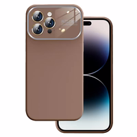 Soft Silicone Lens Ümbris jaoks Iphone 14 Pro Max brown