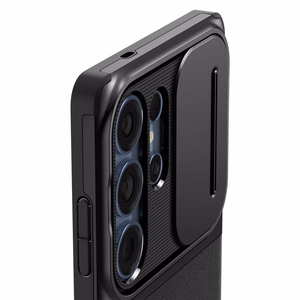 Spigen Optik Armor Ümbris jaoks Samsung Galaxy S25 Ultra - must
