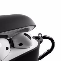 Puro Icon ümbris AirPods 4 jaoks - must