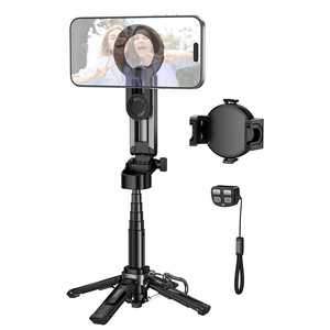 Otseülekande statiiv Hoco magnetilise ja universaalse kinnitusega juhtmevaba puldiga K27 PRO must