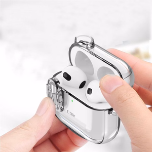 Tech-Protect Slim Hook Ümbris jaoks AirPods 4 - Clear