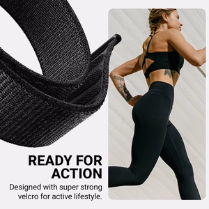 Crong Nylon Apple Watch spordirihm, 44/45/46/49 mm, Midnight Run
